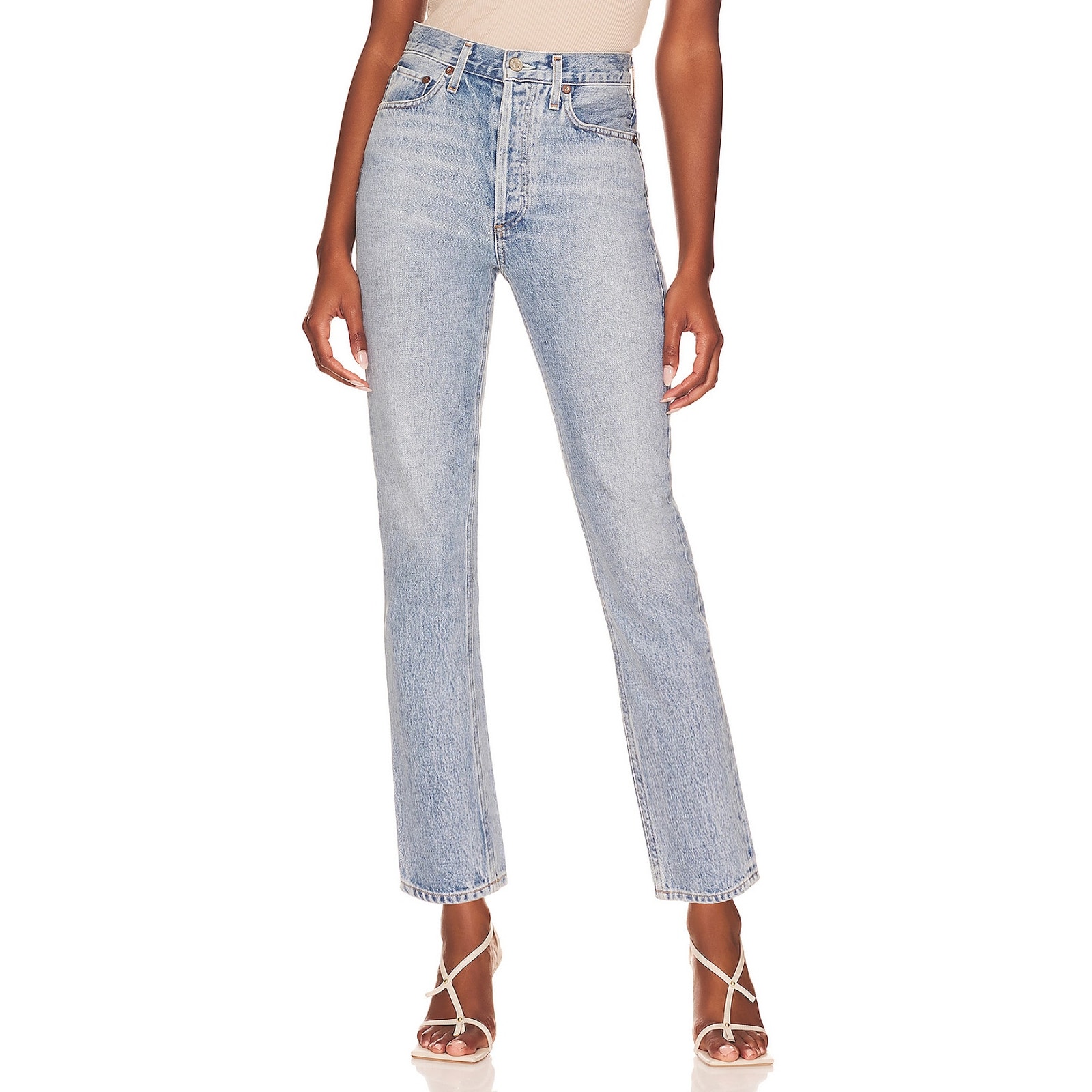 Agolde Classic Blue Riley Denim Jeans Size 24